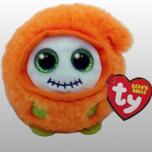 Ty Beanie Balls (Puffies) - GRIFFIN the Ghoul (3 inch) - Picture 1 of 8
